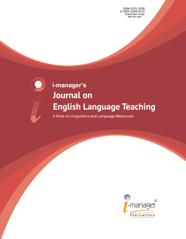 Journal on English Language Teaching (JELT)