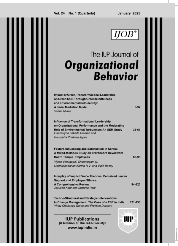 Organizational Behavior