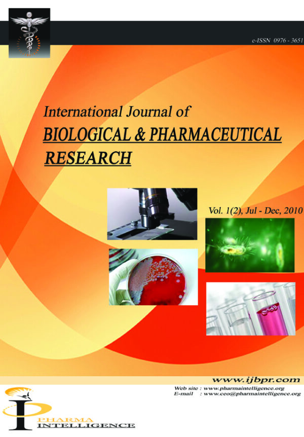 International Journal of Biological & Pharmaceutical Research