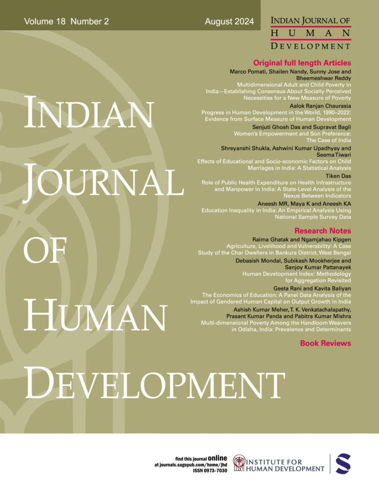 Indian Journal of Human Development - Journal Subscription Services