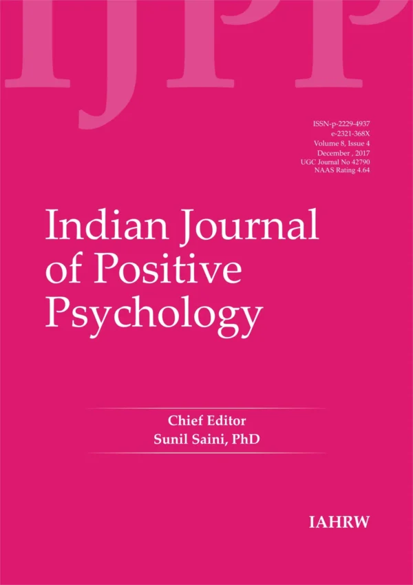 Indian Journal of Positive Psychology