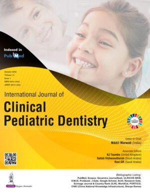 International Journal of Clinical Pediatric Dentistry