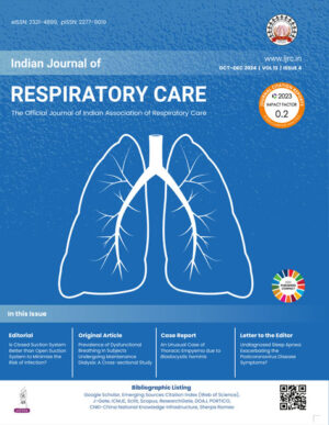 Indian Journal of Respiratory Care