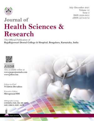 Journal of Health Sciences & Research