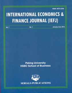 International Economics and Finance Journal