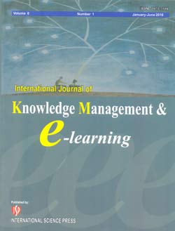 International Journal of Knowledge Management & E-Learning