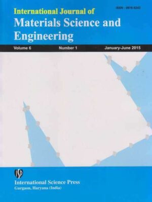 International Journal of Materials Science and Engineering