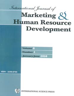 International Journal of Marketing & Human Resource Development