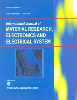 International Journal of Material Research, Electronics and Electrical System