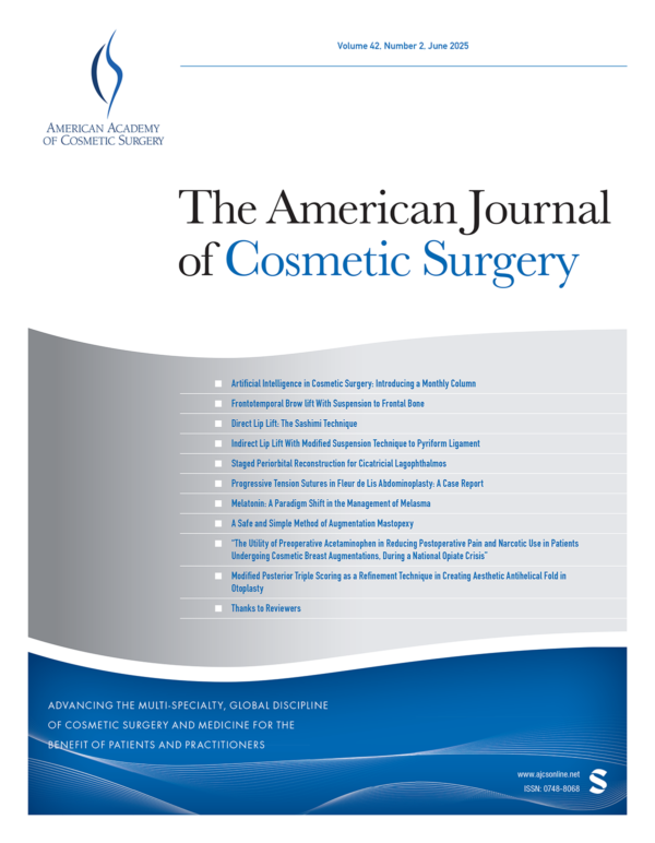 The American Journal of Cosmetic Surgery
