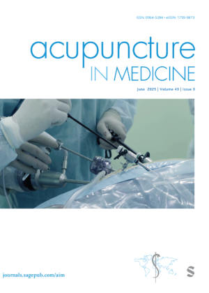 Acupuncture in Medicine