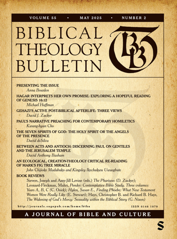 Biblical Theology Bulletin: Journal of Bible and Culture