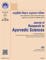 Journal of Research in Ayurvedic Sciences