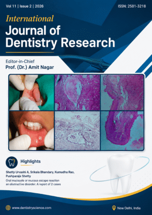 International Journal of Dentistry Research